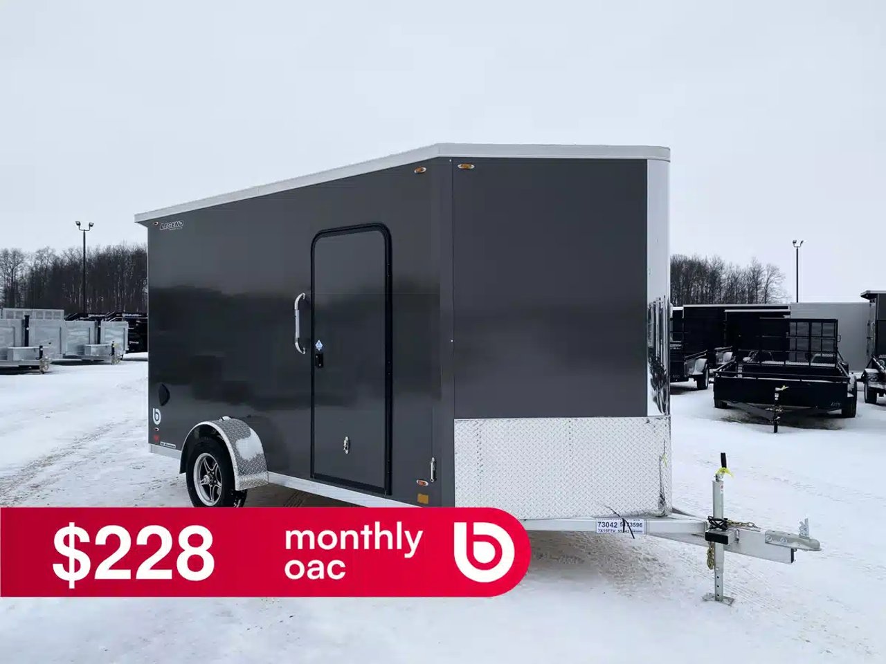2026 Legend ALUMINUM V-NOSE Trailer