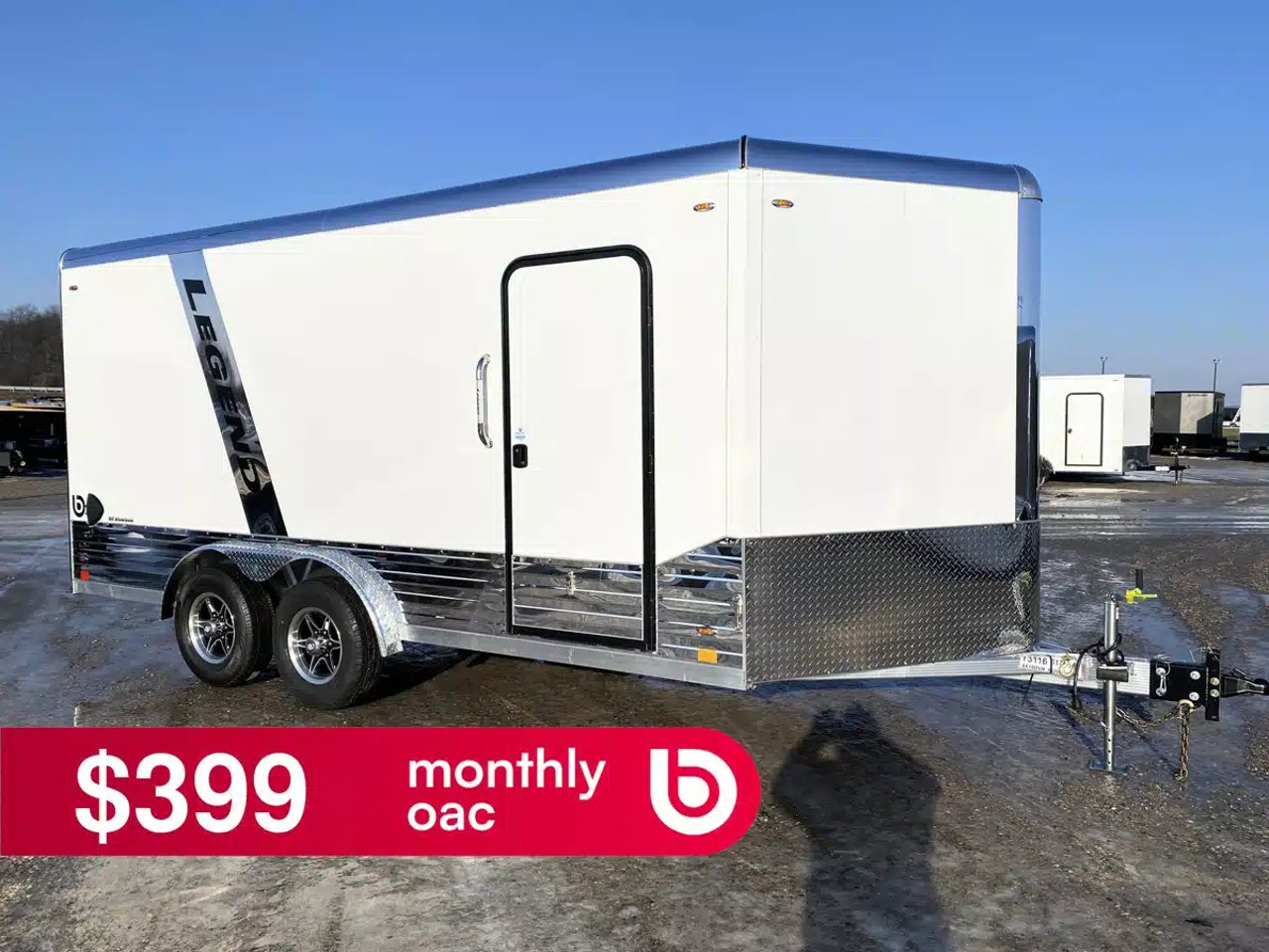 2026 Legend ALUMINUM V-NOSE Trailer