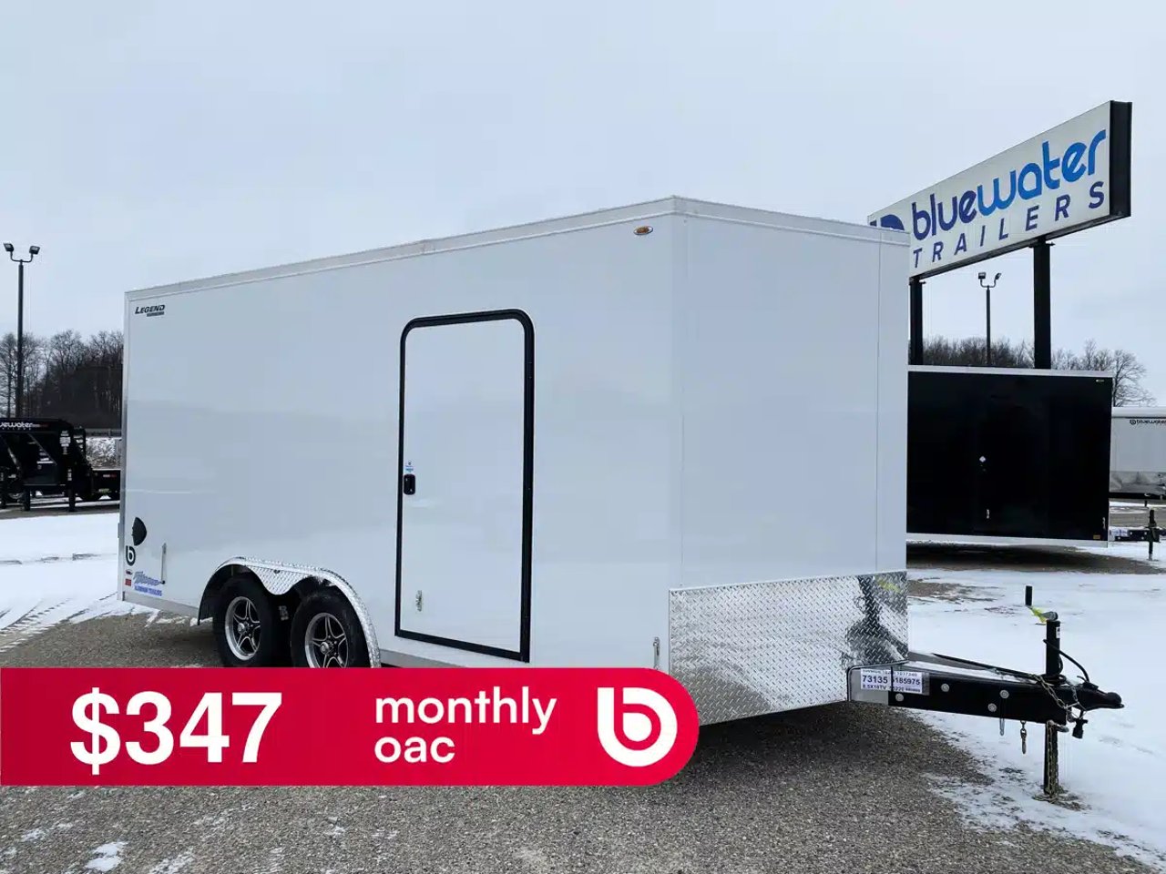 2026 Legend ALUMINUM V-NOSE Trailer