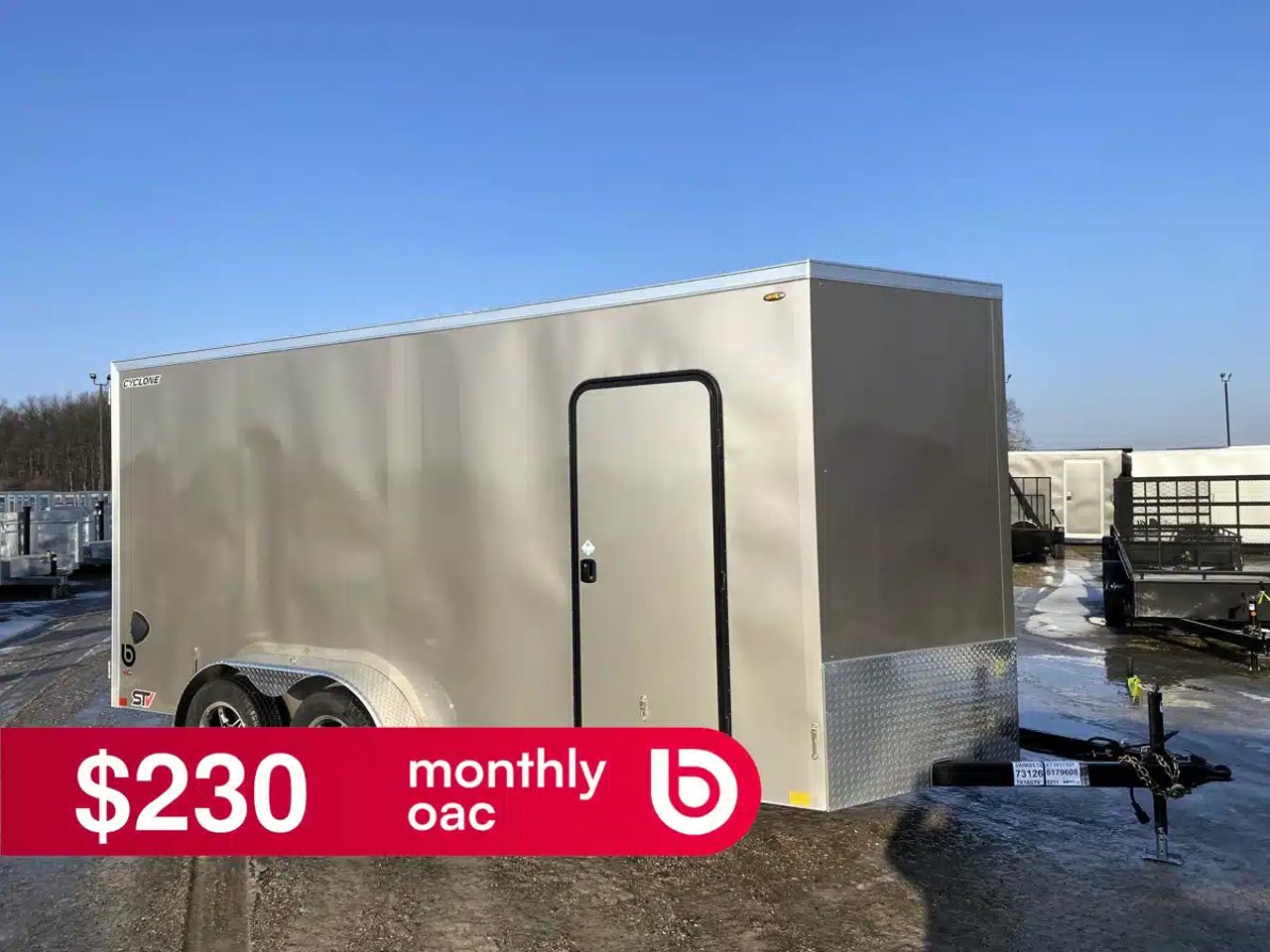 2026 Legend STEEL CYCLONE Trailer