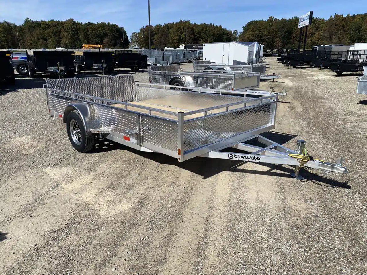 2026 SINGLE AXLE ALUMINUM UTILITY TRAILER remorque - utilitaire