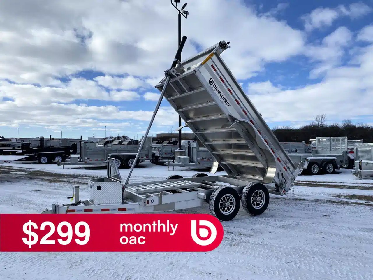 2026 ALUMINUM TANDEM AXLE DUMP TRAILER Remorque - Benne