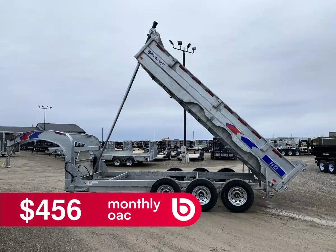 2026 K-Trail GALVANIZED GOOSENECK EXPERT DUMP SERIES TRAILER Remorque - Plateforme