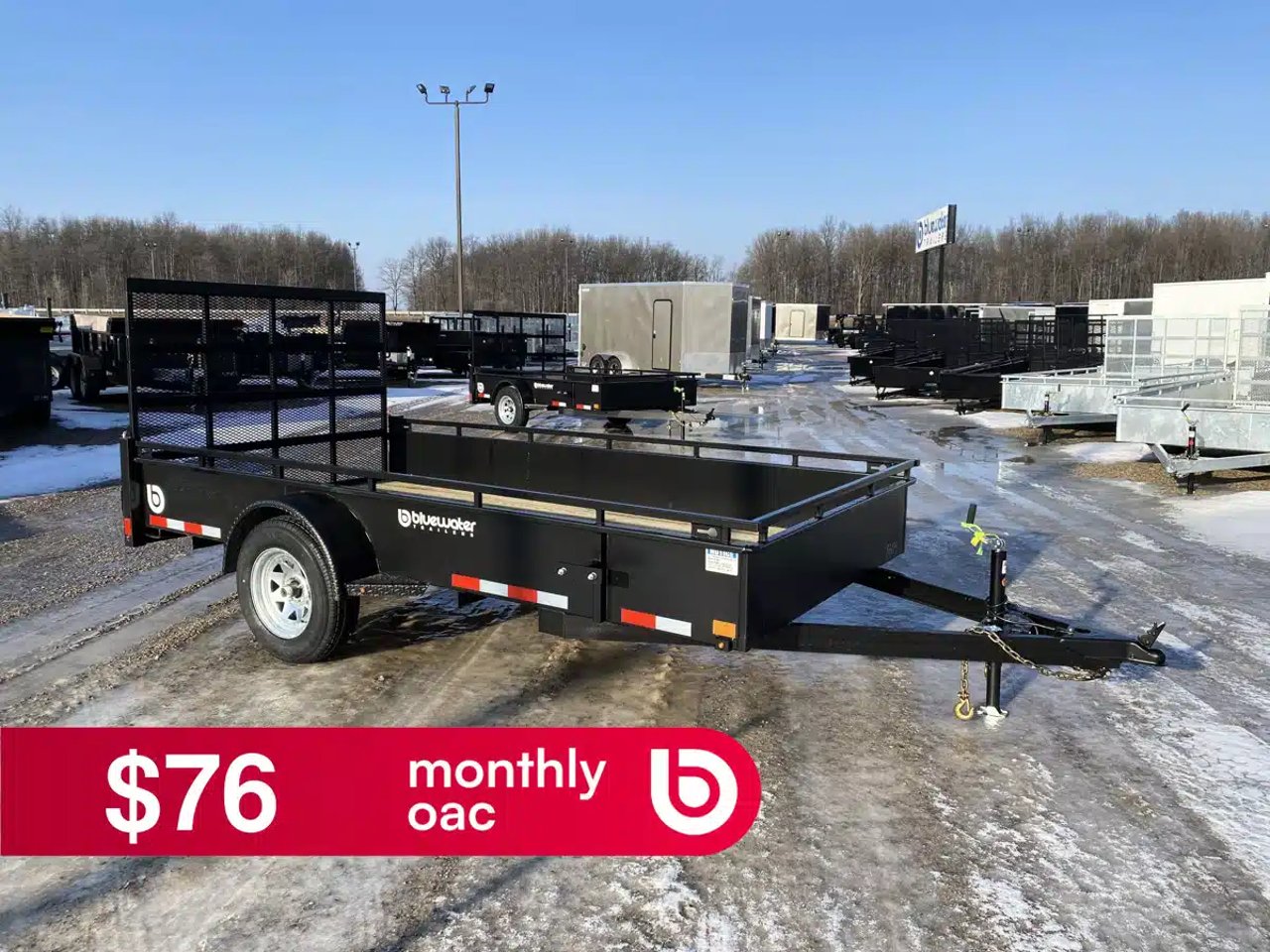 2026 Canada Trailers SINGLE AXLE UTILITY TRAILER remorque - utilitaire