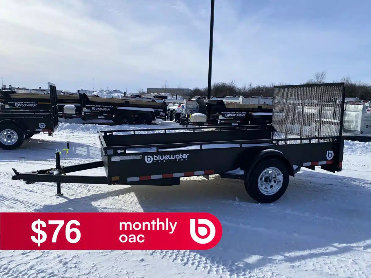 2026 Canada Trailers SINGLE AXLE UTILITY TRAILER remorque - utilitaire