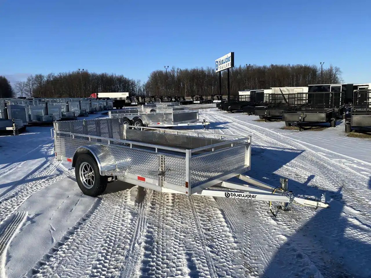2026 SINGLE AXLE ALUMINUM UTILITY TRAILER remorque - utilitaire