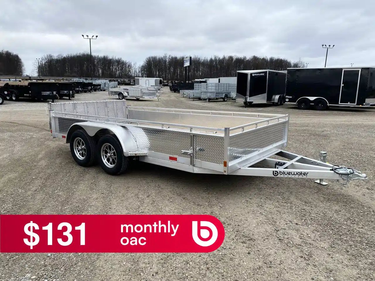 2026 TANDEM AXLE ALUMINUM UTILITY TRAILER remorque - utilitaire