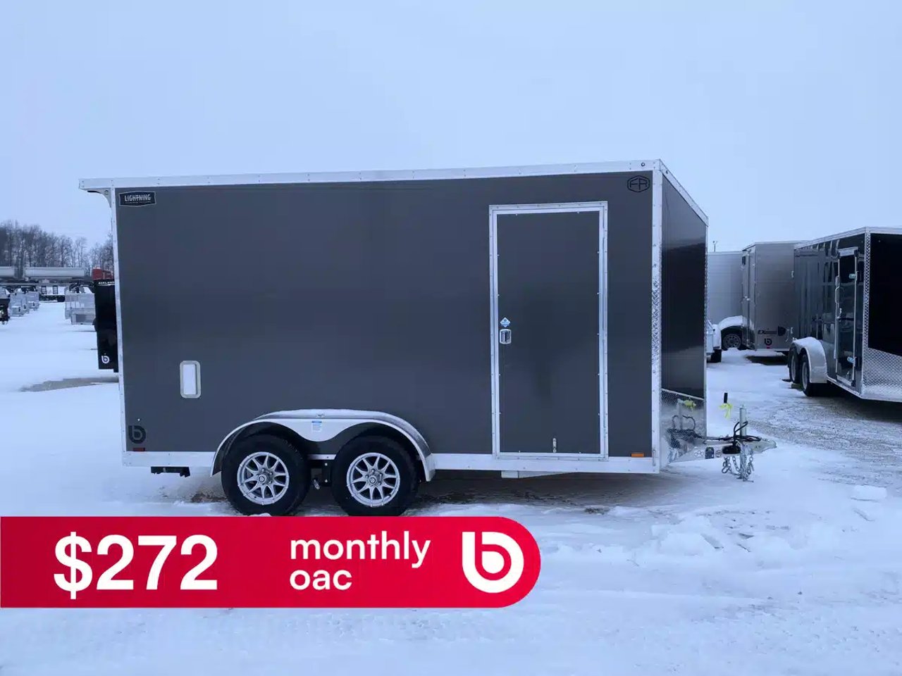 2026 Lightning Trailers Aluminum Lightning Cargo Trailer Remorque cargo