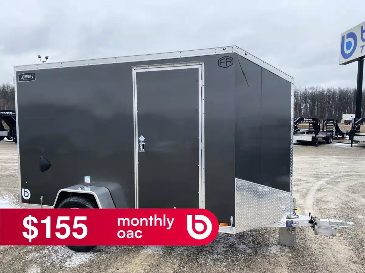 2026 Lightning Trailers Aluminum Lightning Cargo Trailer Remorque cargo