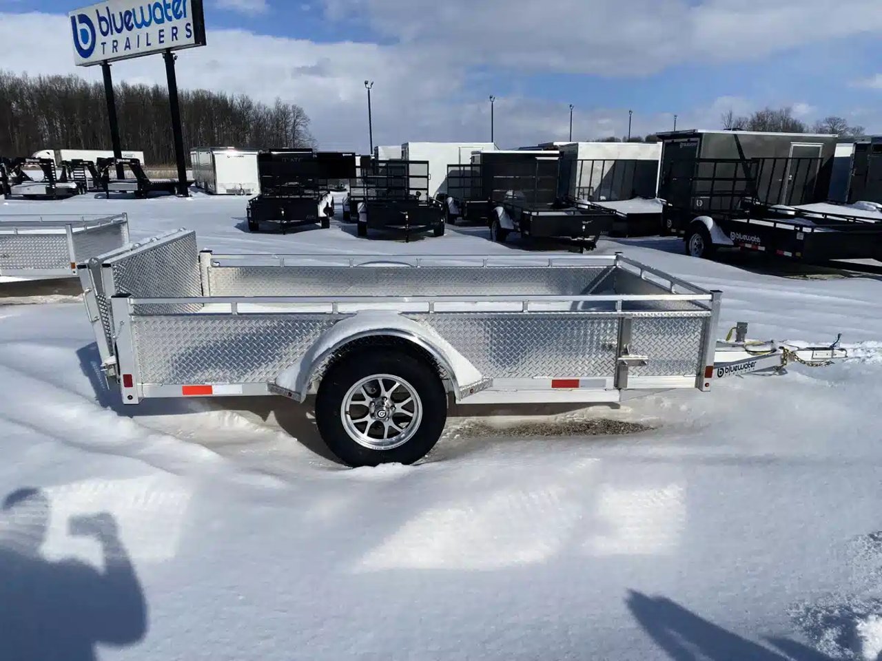 2026 SINGLE AXLE ALUMINUM UTILITY TRAILER remorque - utilitaire