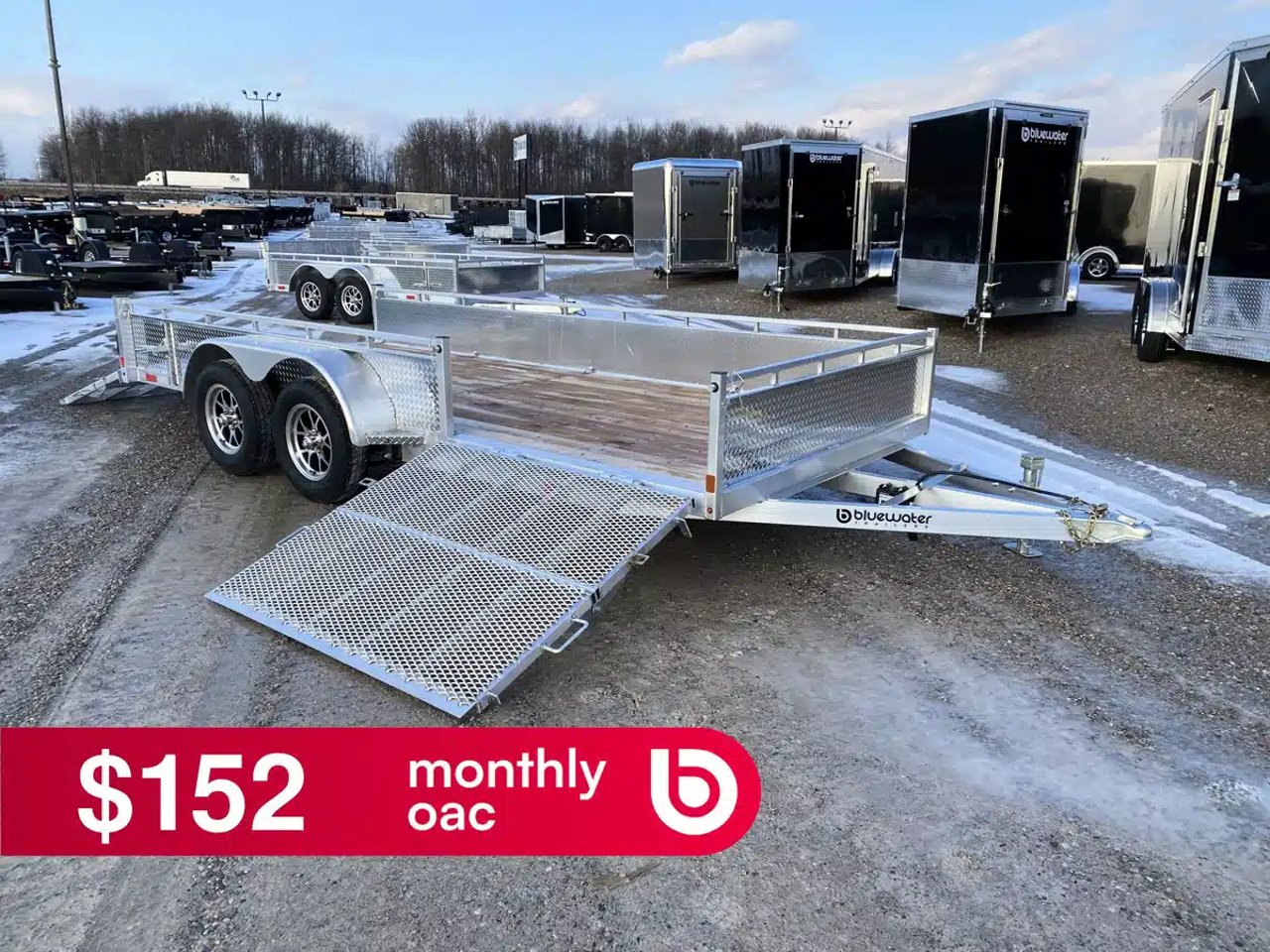 2026 Canadian Mennonite Built SIDE LOADER ALUMINUM UTILITY remorque - utilitaire
