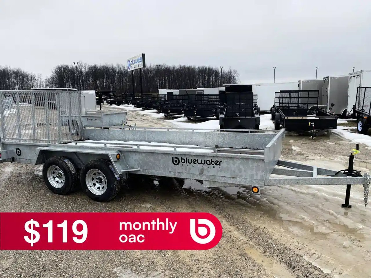 2026 Advantage GENERAL GALVANIZED LANDSCAPER Trailer