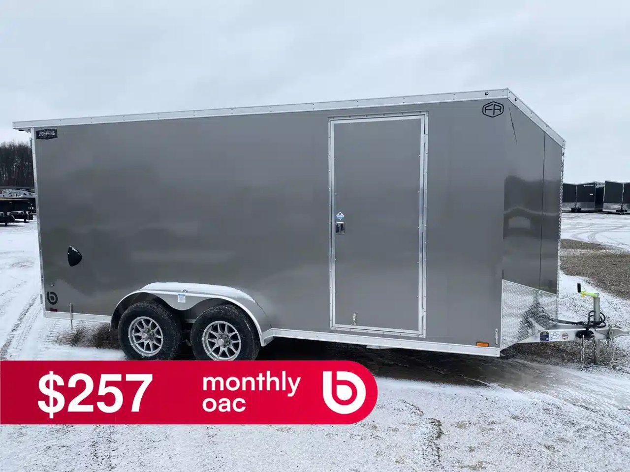2026 Lightning Trailers Aluminum Lightning Cargo Trailer Remorque cargo