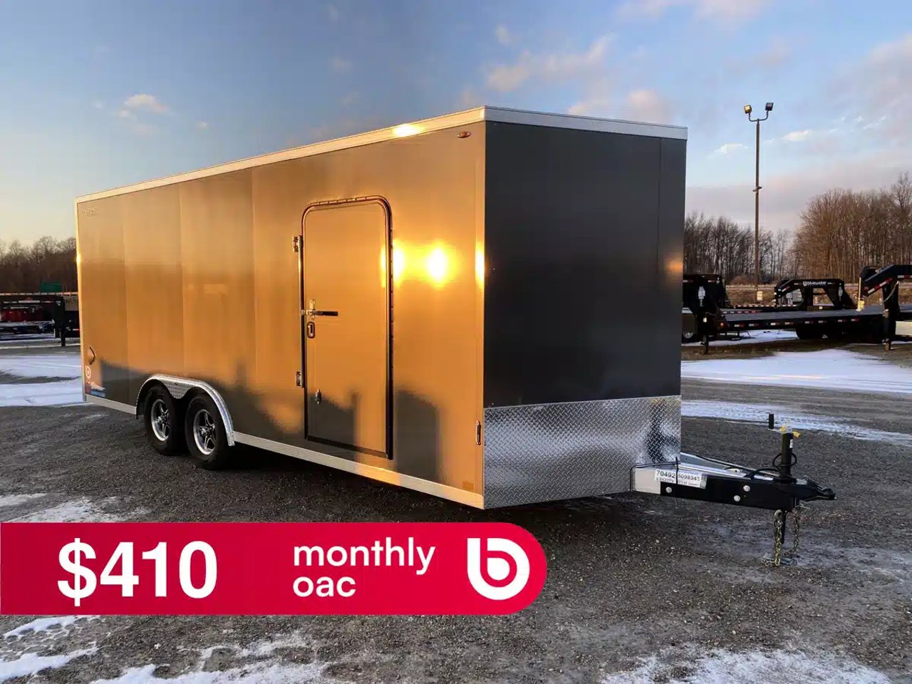 2026 Legend ALUMINUM V-NOSE Trailer