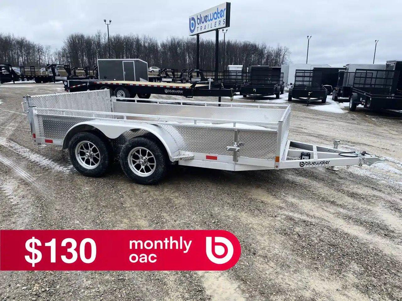 2026 Canadian Mennonite Built TANDEM AXLE ALUMINUM UTILITY TRAILER remorque - utilitaire
