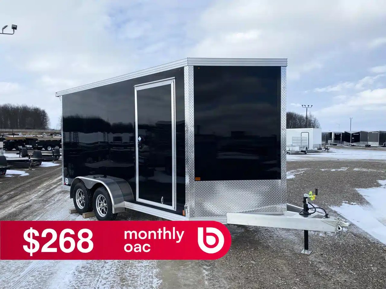 2026 Aluminum Enclosed Cargo Trailer Remorque cargo