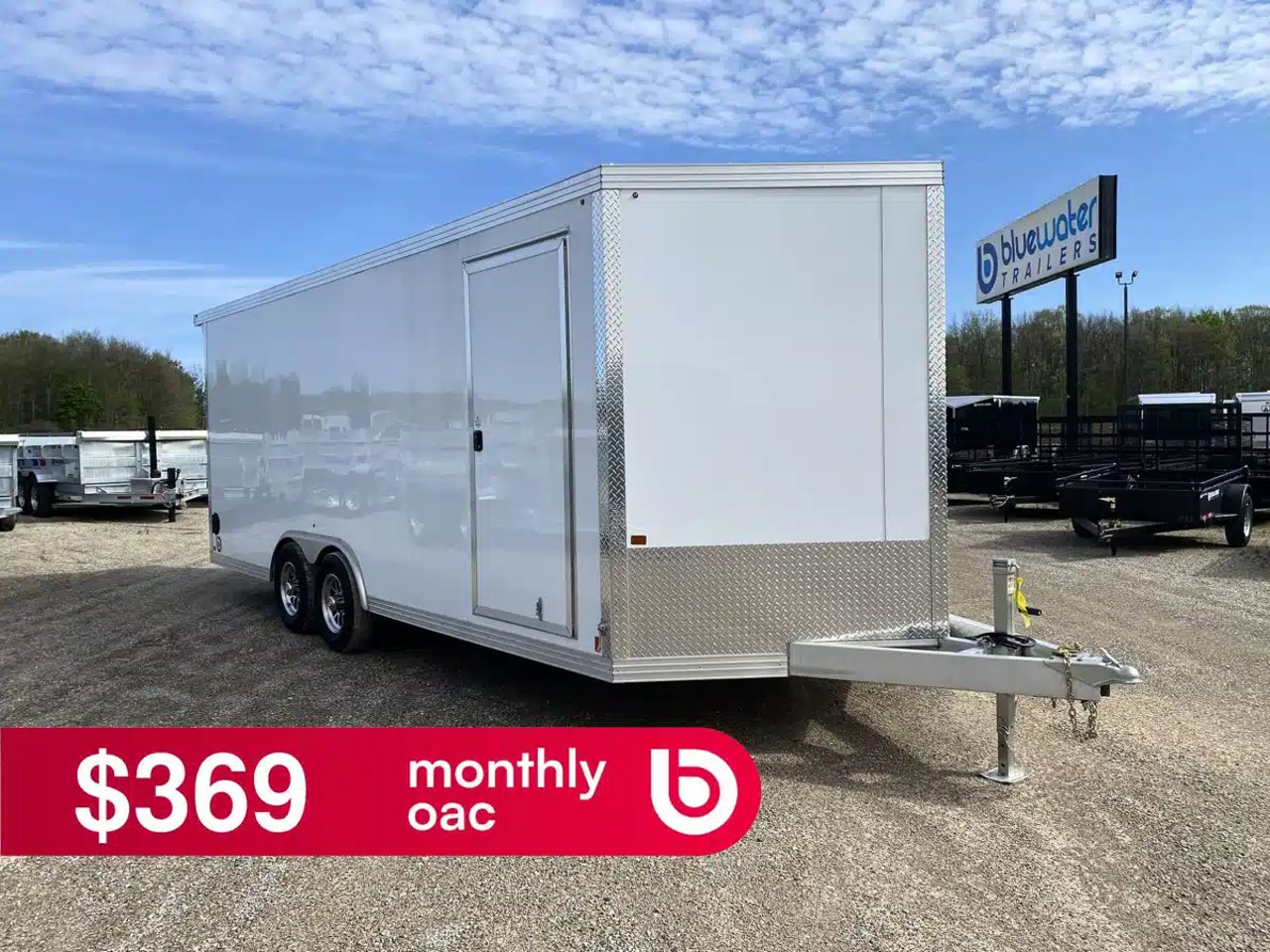 2026 Canadian Mennonite Built Aluminum Enclosed Carhauler Trailer Remorque - Porte-voiture