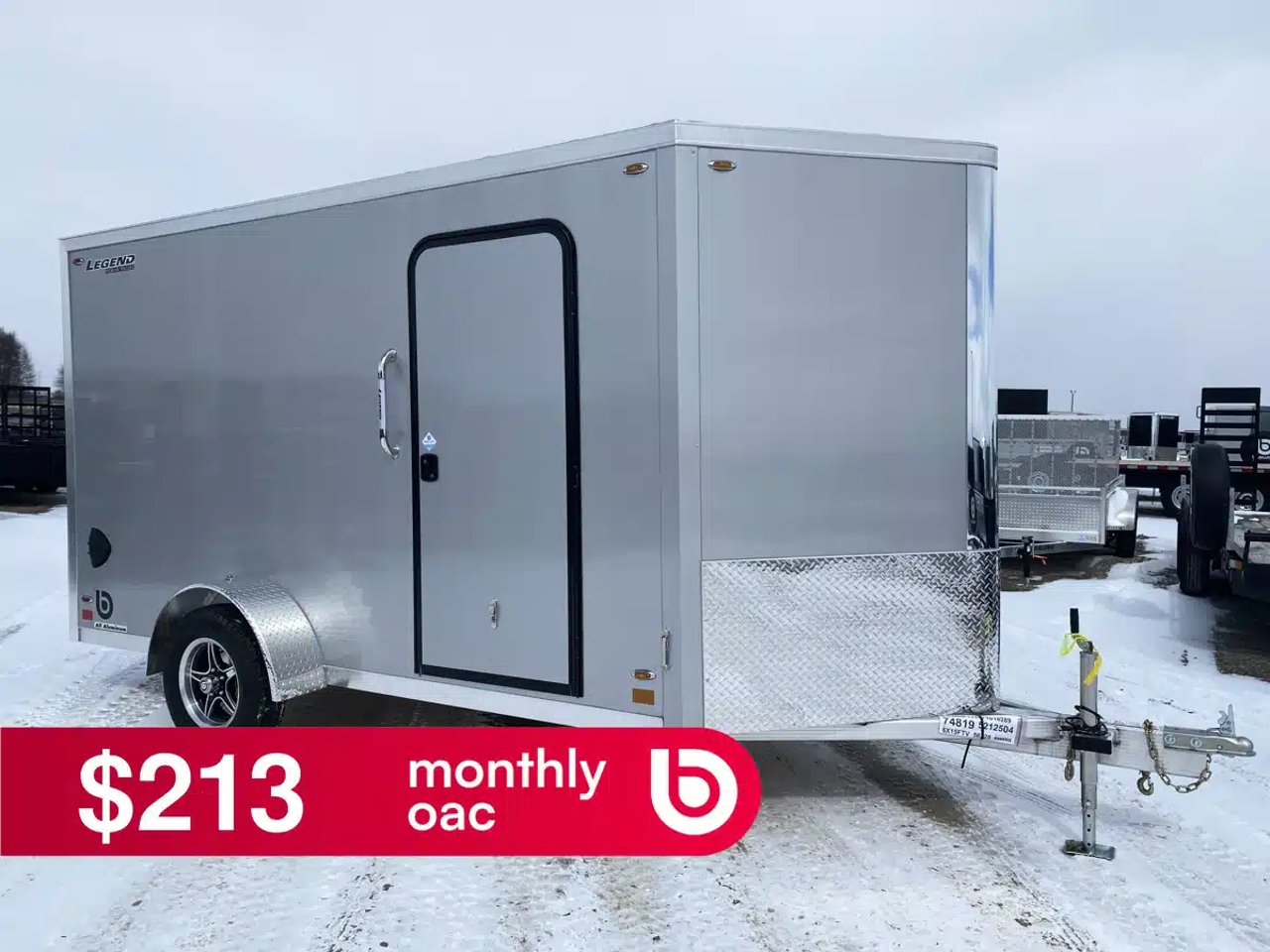 2026 Legend ALUMINUM V-NOSE Trailer