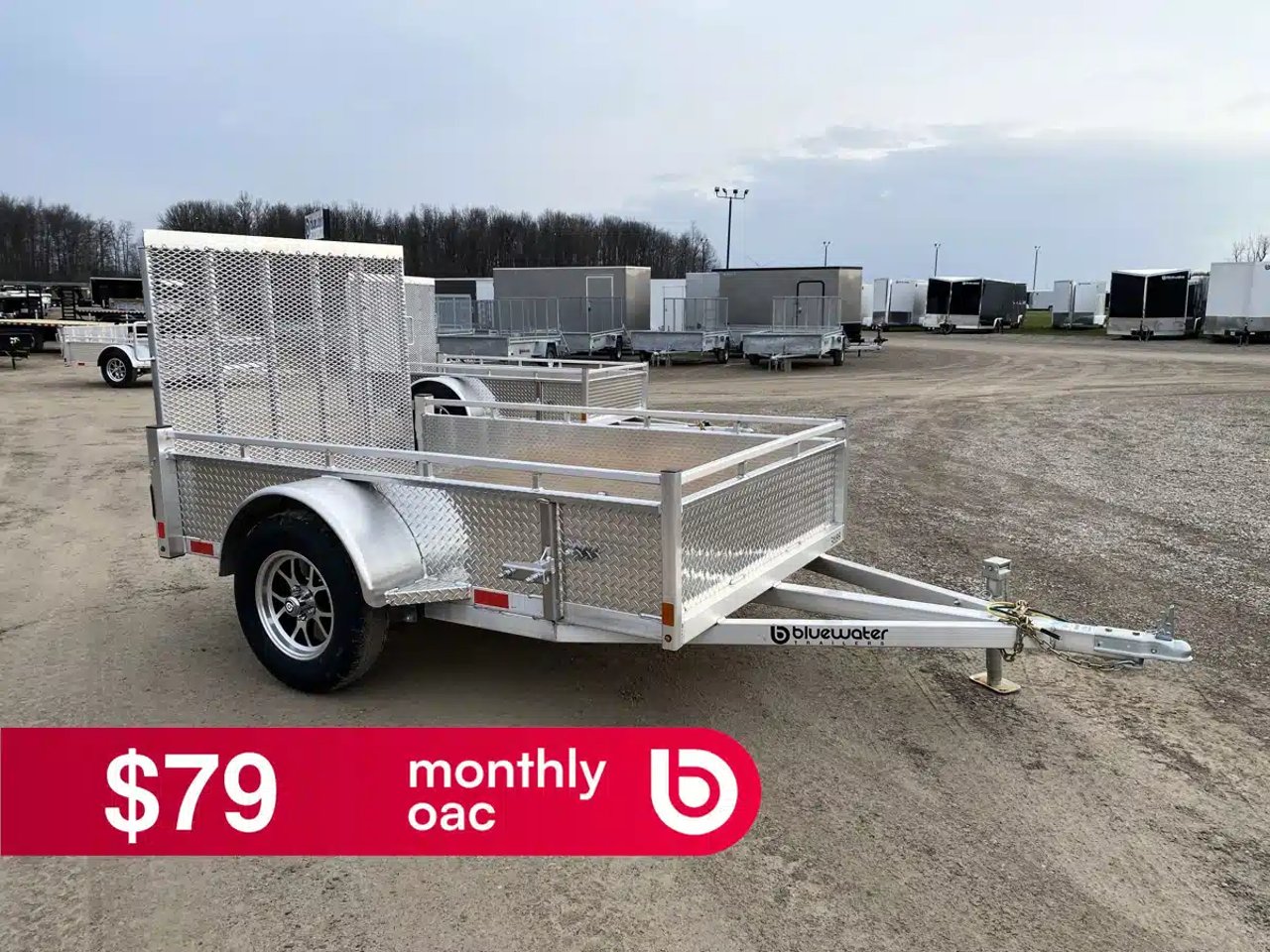 2026 Canadian Mennonite Built SINGLE AXLE ALUMINUM UTILITY TRAILER remorque - utilitaire