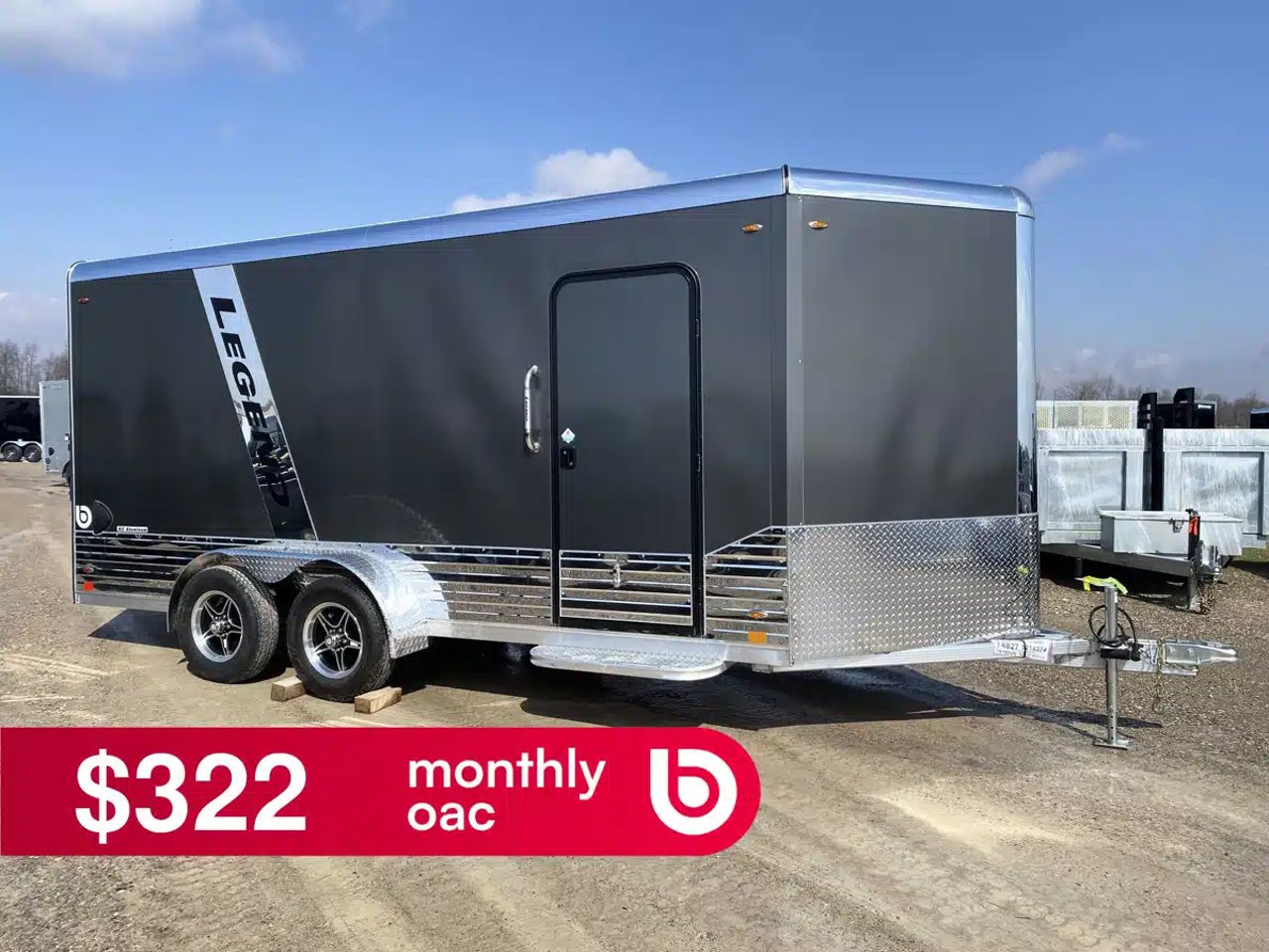 2026 Legend ALUMINUM V-NOSE Trailer