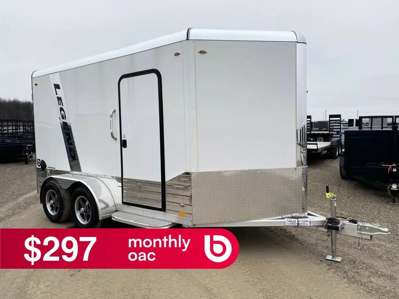 2026 Legend ALUMINUM V-NOSE Trailer