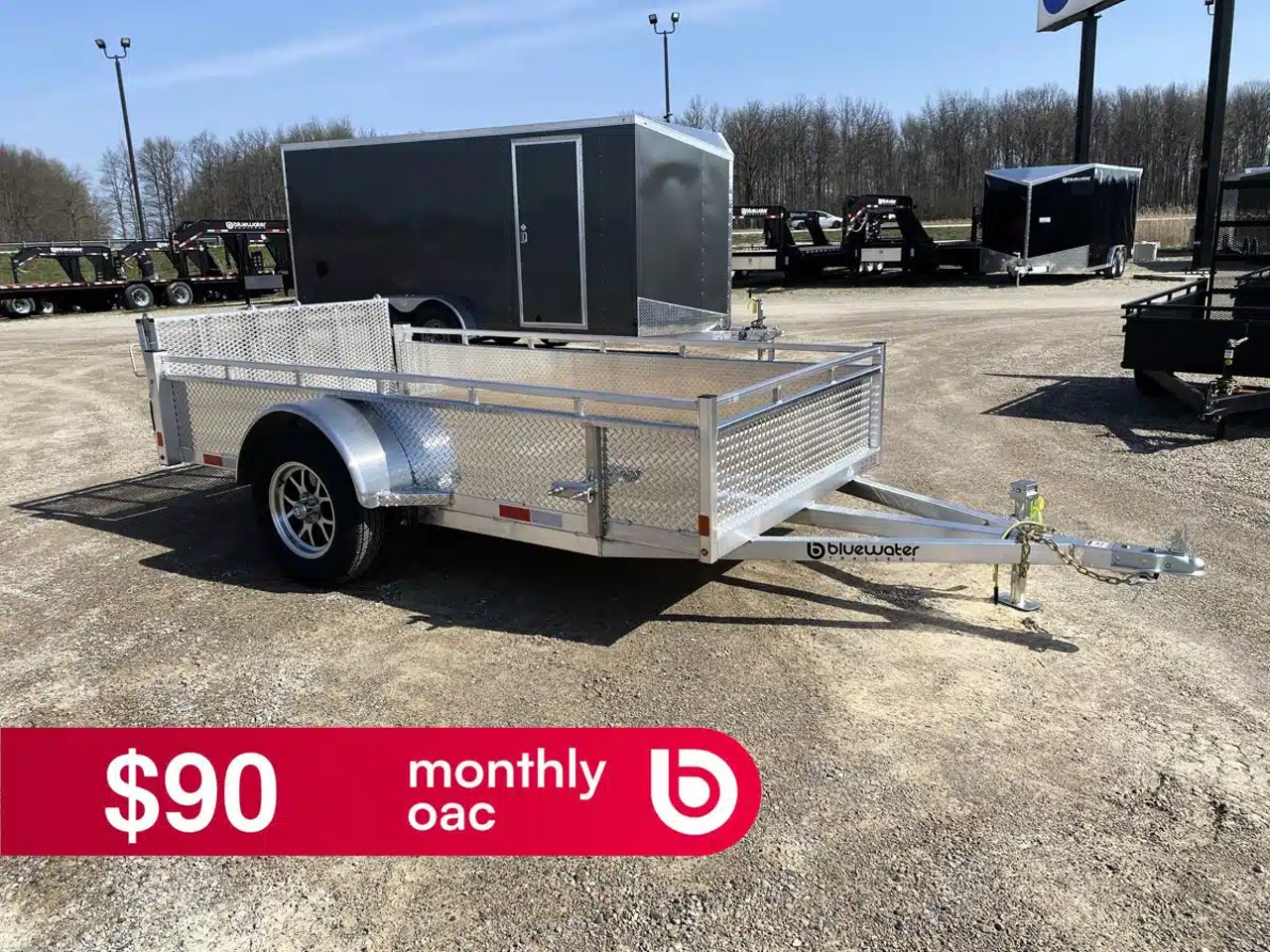2026 Canadian Mennonite Built SINGLE AXLE ALUMINUM UTILITY TRAILER remorque - utilitaire
