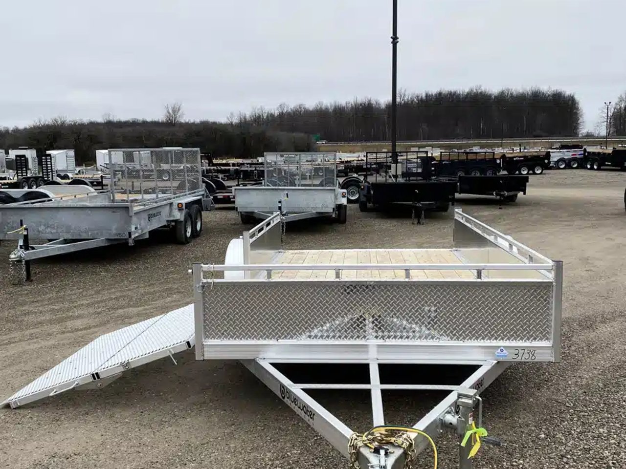 2026 Canadian Mennonite Built SIDE LOADER ALUMINUM UTILITY remorque - utilitaire