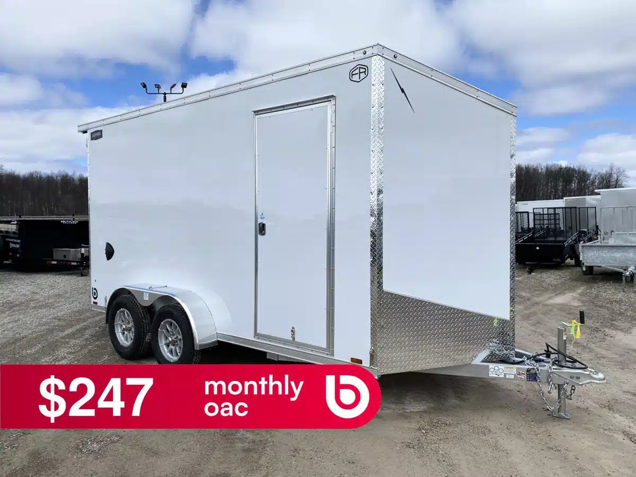 2026 Lightning Trailers Aluminum Lightning Cargo Trailer Remorque cargo