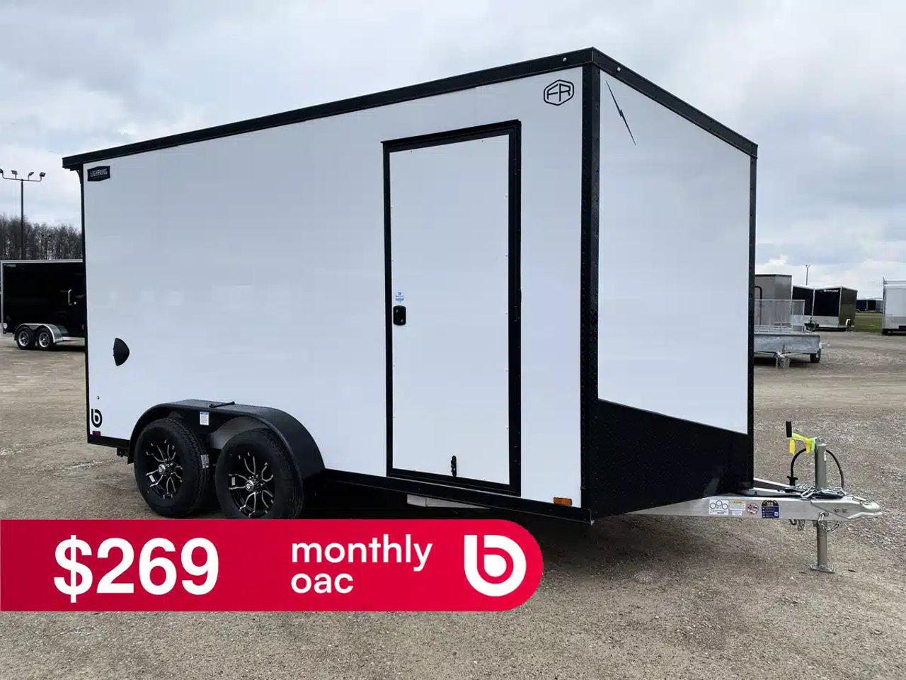 2026 Aluminum Enclosed Cargo Trailer Remorque cargo