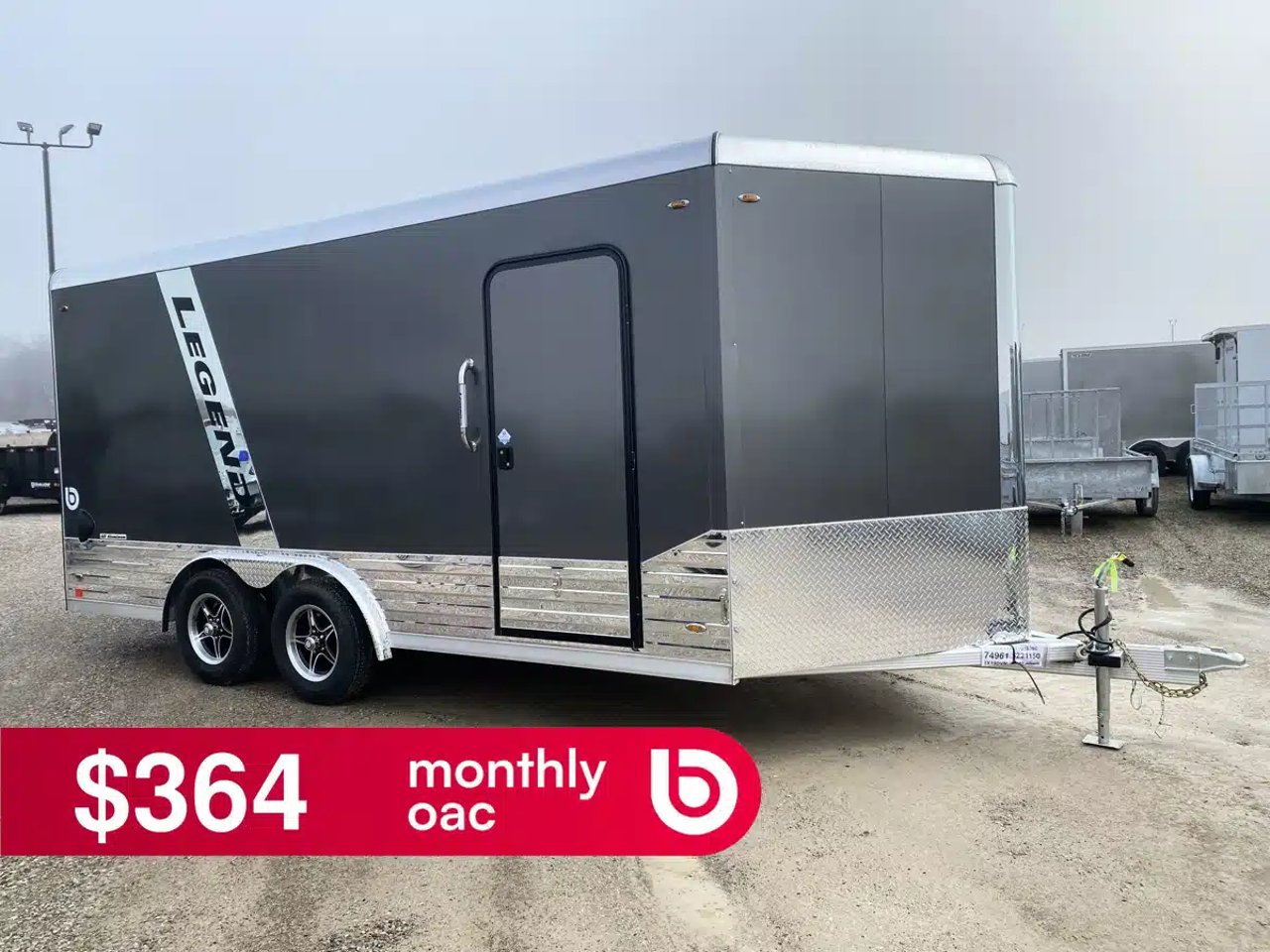 2026 Legend ALUMINUM V-NOSE Trailer