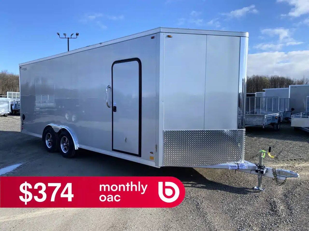 2026 Legend ALUMINUM V-NOSE Trailer