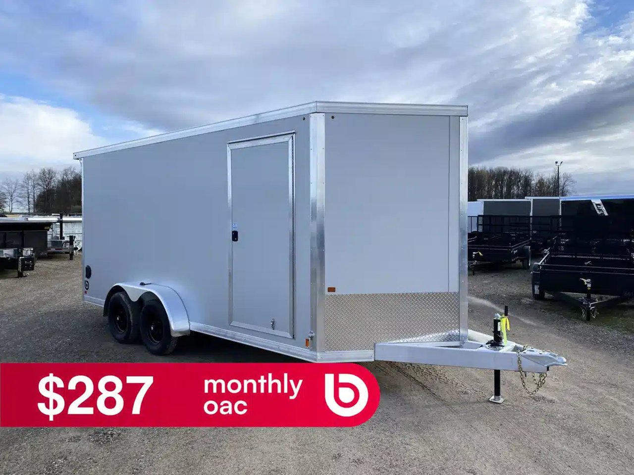 2026 Canadian Mennonite Built Aluminum Enclosed Cargo Trailer Remorque cargo