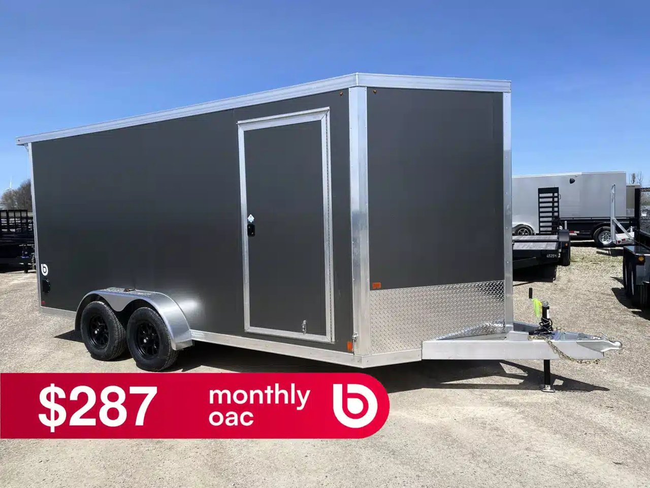 2026 Canadian Mennonite Built Aluminum Enclosed Cargo Trailer Remorque cargo