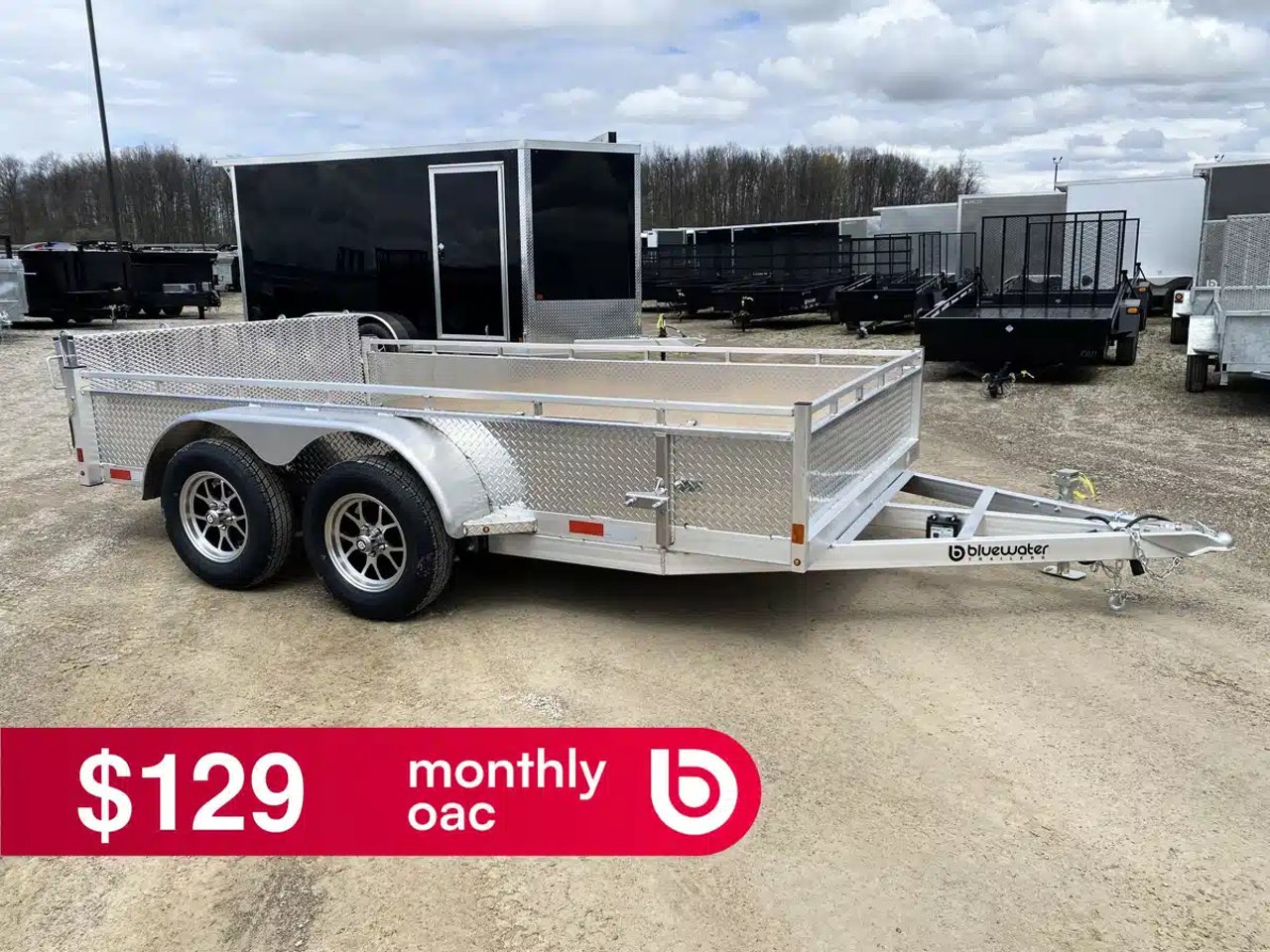 2026 TANDEM AXLE ALUMINUM UTILITY TRAILER remorque - utilitaire