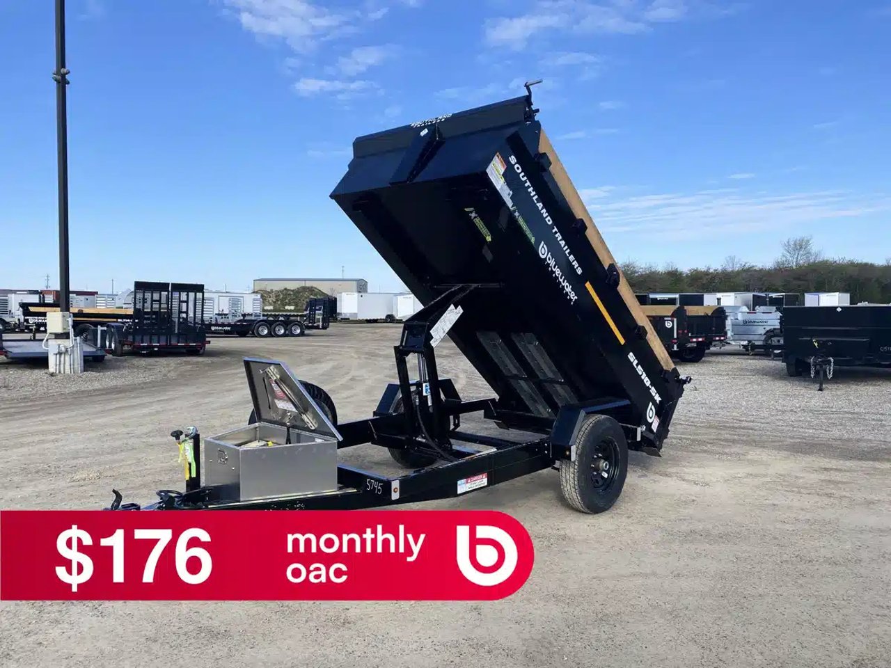 2026 Southland Trailers SINGLE AXLE DUMP TRAILER Remorque - Benne