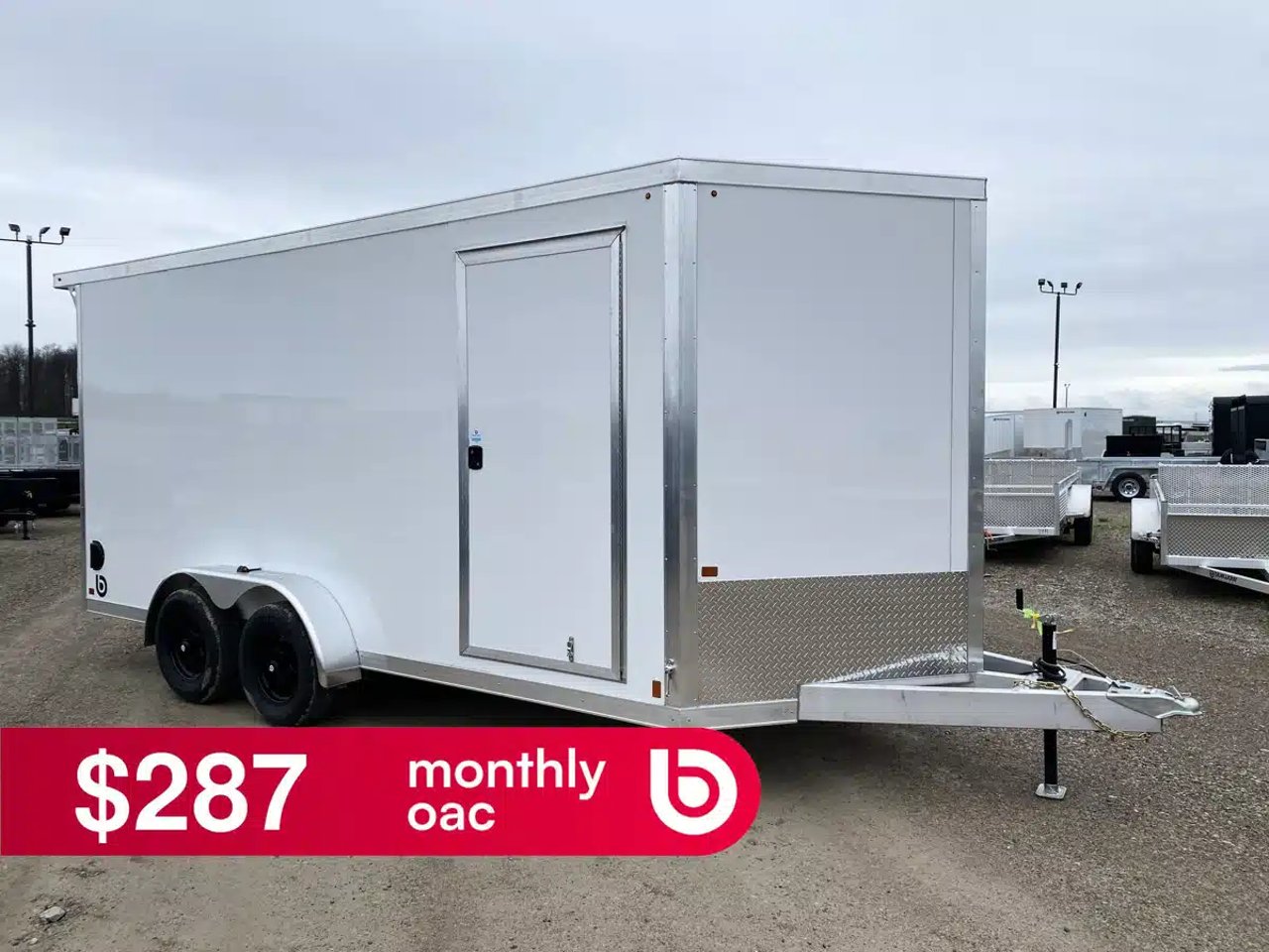 2026 Canadian Mennonite Built Aluminum Enclosed Cargo Trailer Remorque cargo