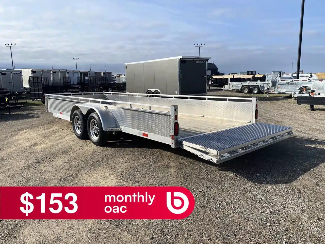2026 Canadian Mennonite Built TANDEM AXLE ALUMINUM UTILITY TRAILER remorque - utilitaire