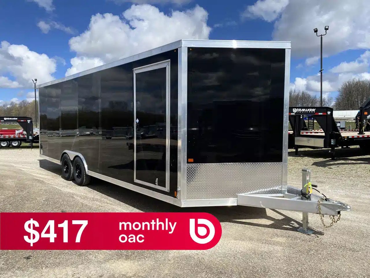 2026 Canadian Mennonite Built Aluminum Enclosed Carhauler Trailer Remorque - Porte-voiture