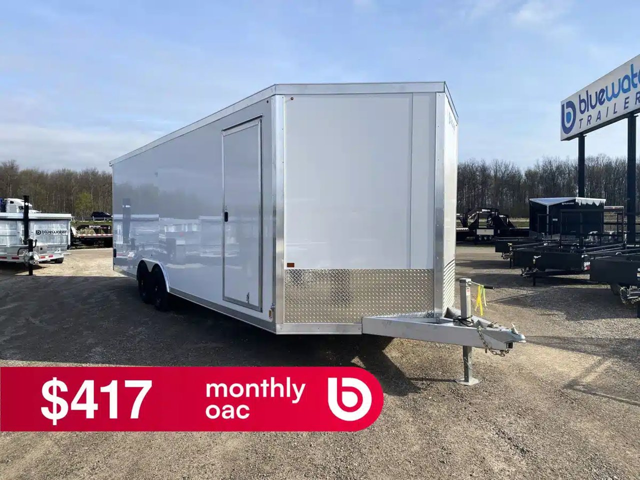 2026 Canadian Mennonite Built Aluminum Enclosed Carhauler Trailer Remorque - Porte-voiture