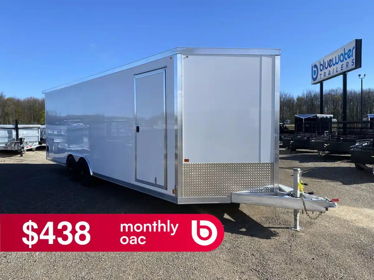 2026 Canadian Mennonite Built Aluminum Enclosed Carhauler Trailer Remorque - Porte-voiture