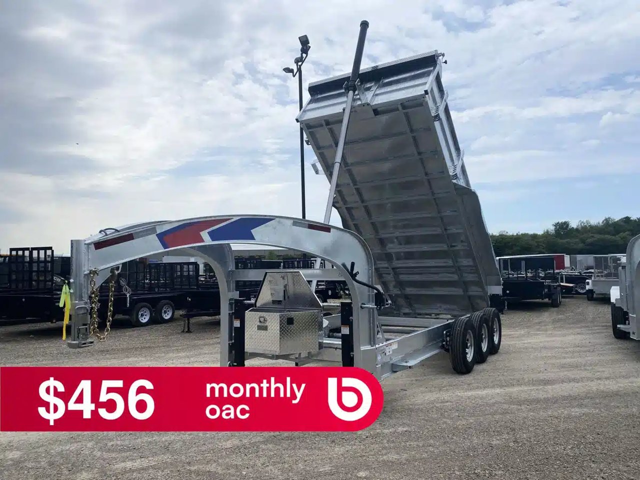 2026 K-Trail GALVANIZED GOOSENECK EXPERT DUMP SERIES TRAILER Remorque - Plateforme