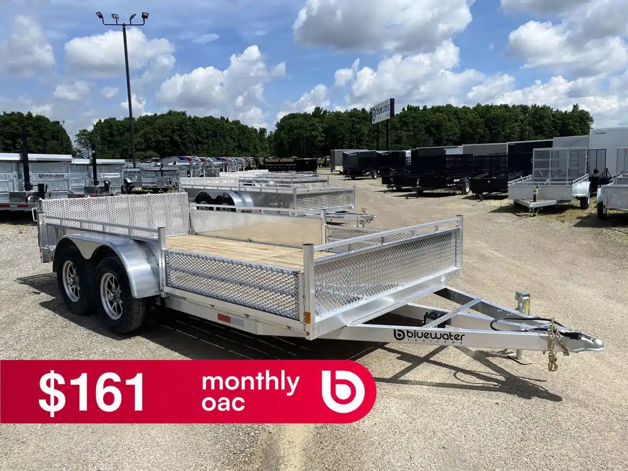 2027 Canadian Mennonite Built Side Loader Aluminum Utility Trailer remorque - utilitaire