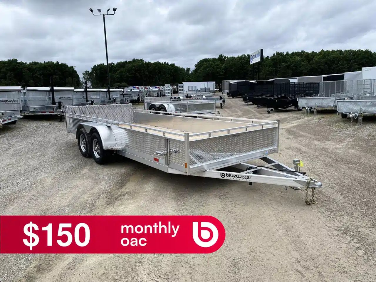 2027 Canadian Mennonite Built Tandem Axle Aluminum Utility Trailer remorque - utilitaire