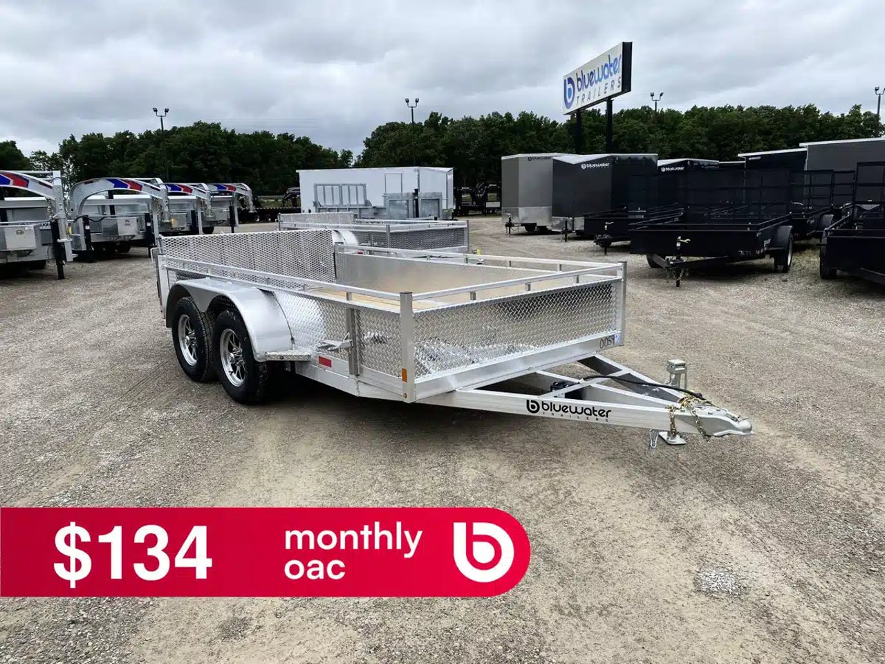 2027 Canadian Mennonite Built Tandem Axle Aluminum Utility Trailer remorque - utilitaire