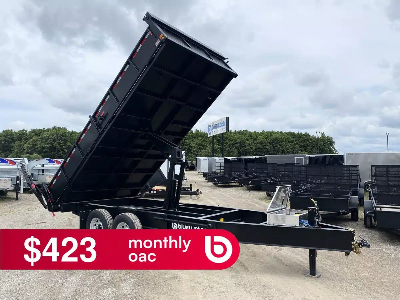 2027 Canada Trailers Deckover Dump Trailer 15,120 lbs. Remorque - Plateforme basculante