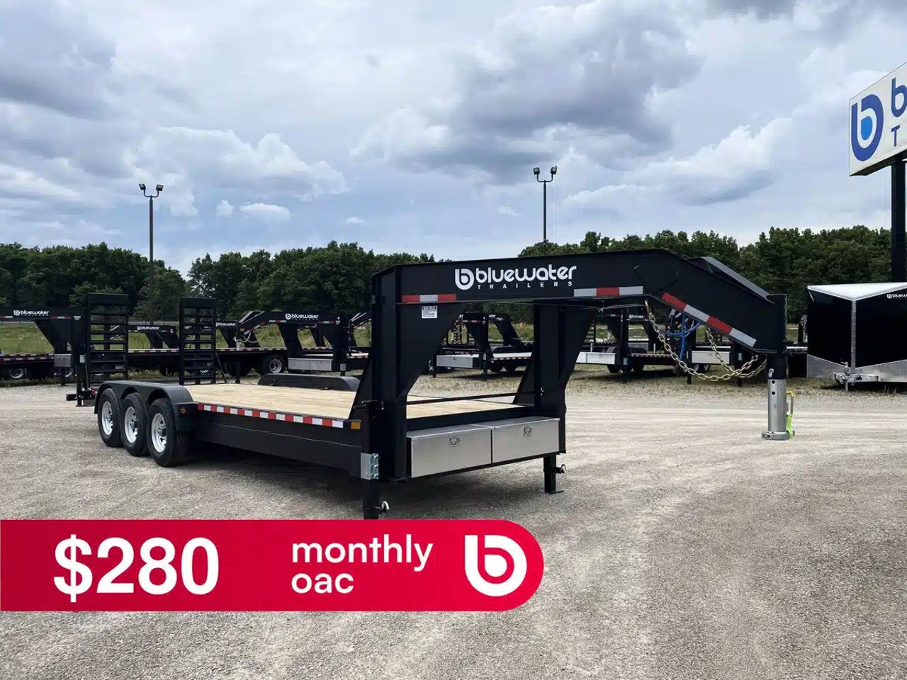 2027 Canada Trailers GOOSENECK EQUIPMENT TRAILER Remorque - Plateforme