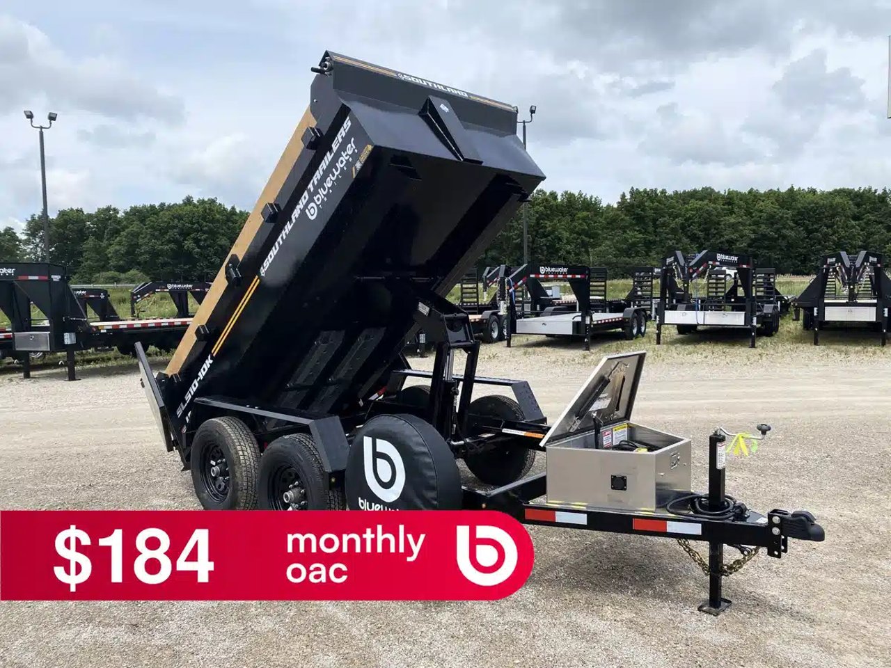 2026 Southland Trailers Tandem Axle Dump Trailer 11,440 lb Remorque - Benne
