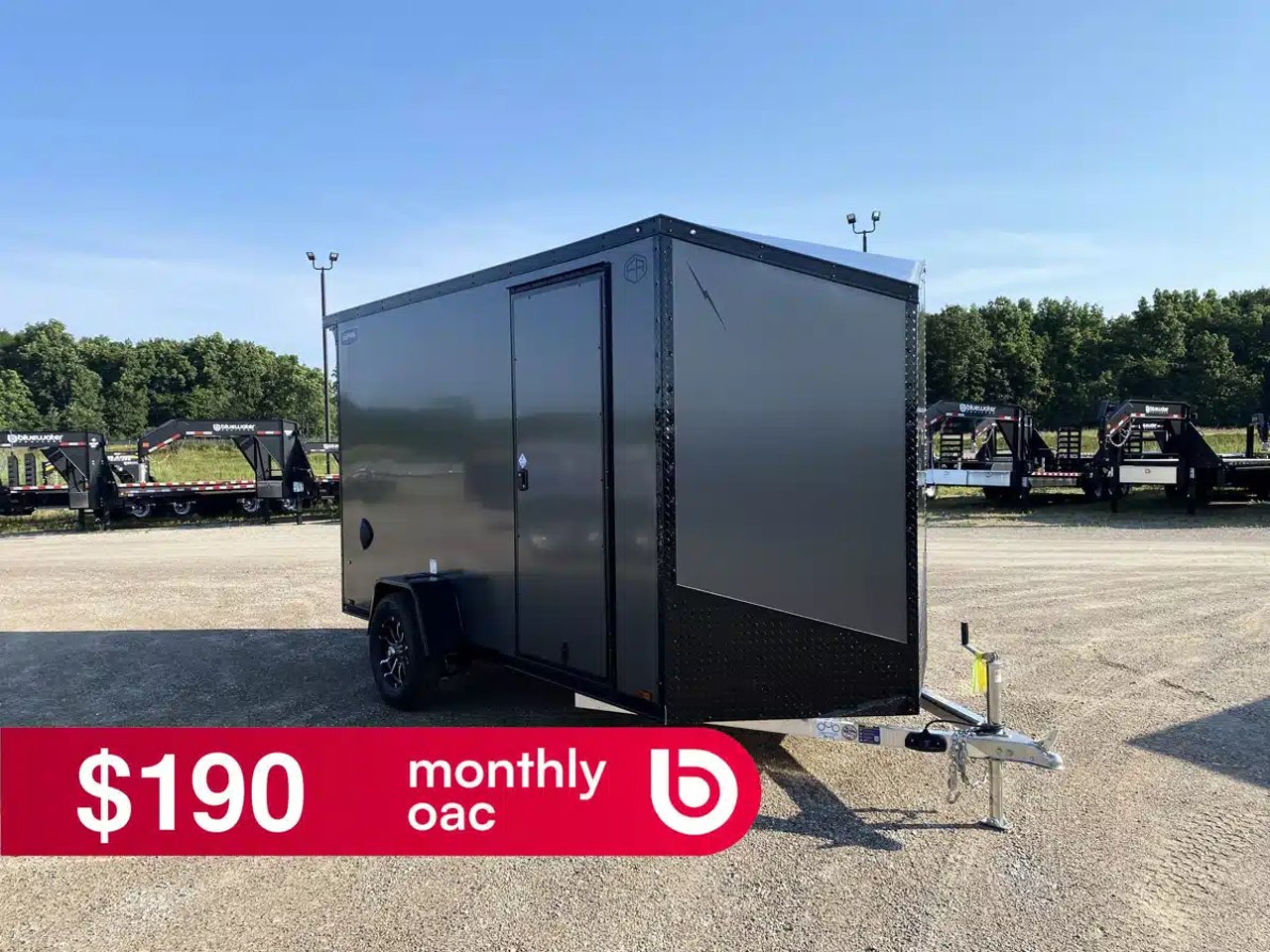 2027 Lightning Trailers Aluminum Lightning Cargo Trailer Remorque cargo