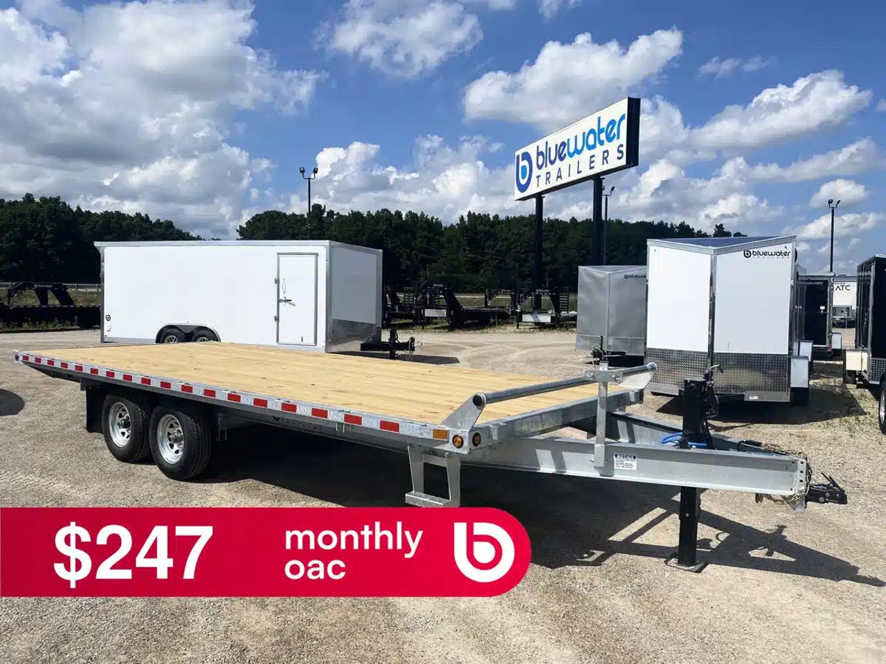 2027 Canada Trailers Galvanized Value Pintle Deckover Trailers 10,800 lbs. GVWR Remorque - Plateforme