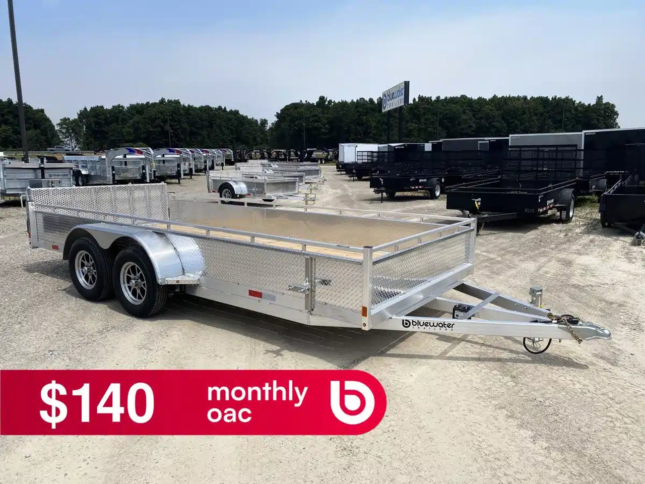 2027 Canadian Mennonite Built Tandem Axle Aluminum Utility Trailer remorque - utilitaire